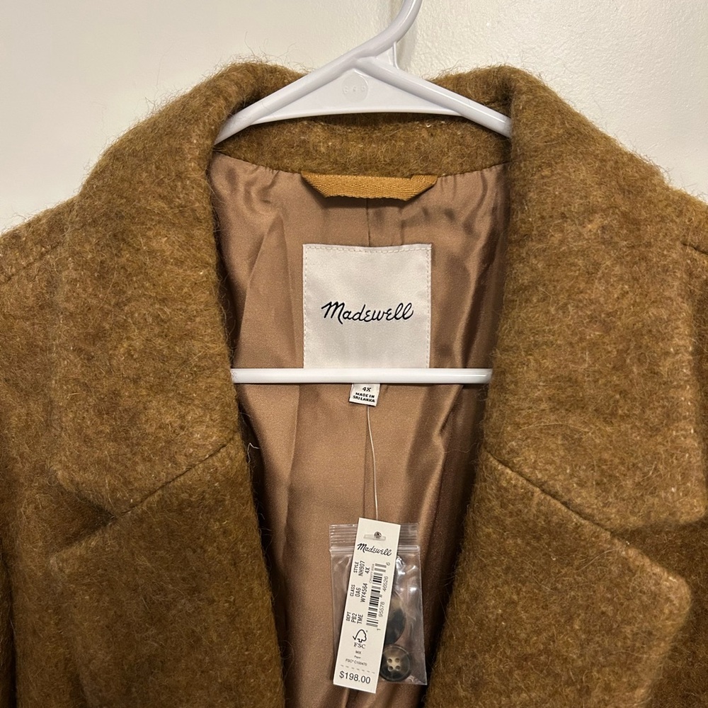 NWT Madewell Larsen Bouncle Blazer - Picture 4 of 14
